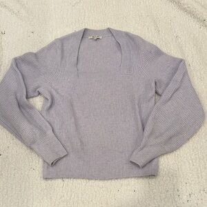 Madewell Light Purple Crew Neck Sweater